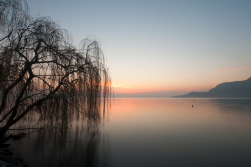 sunset at Lake Garda