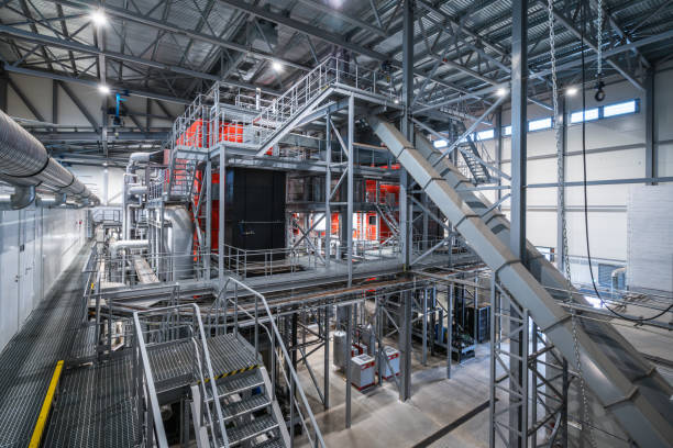 istock Biofuel boiler house 1349771173