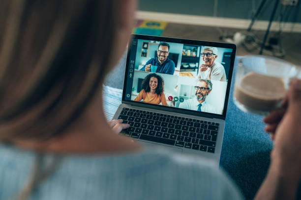 istock Business team in video conference 1349772877