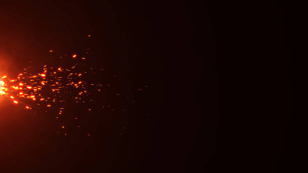 istock Particular Explosion, Dust, Fire, Smoke, Lens Flare 1349785664