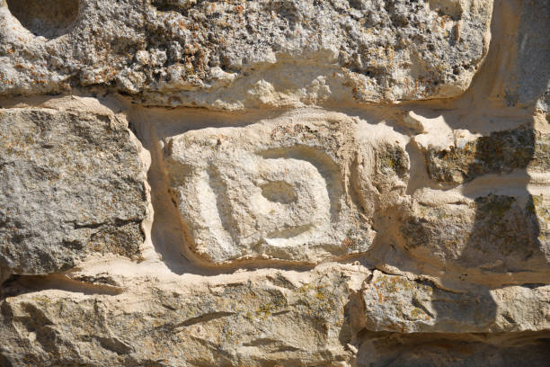 istock Petroglyphs in Khoy village, Chechnya, Russia 1349786234