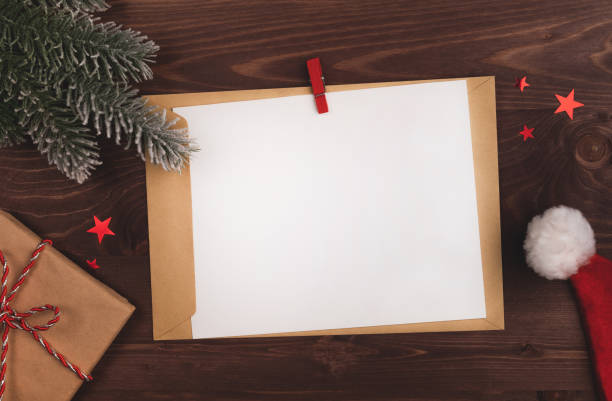 istock Christmas greeting card or New year goals concept. 1349791532