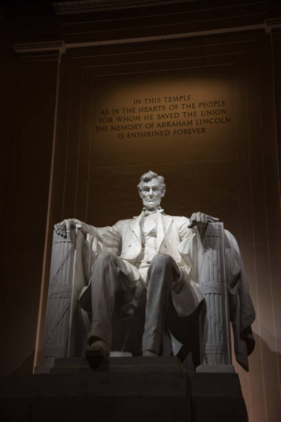 istock Lincoln monument at Lincoln memorial in Washington DC 1349795784