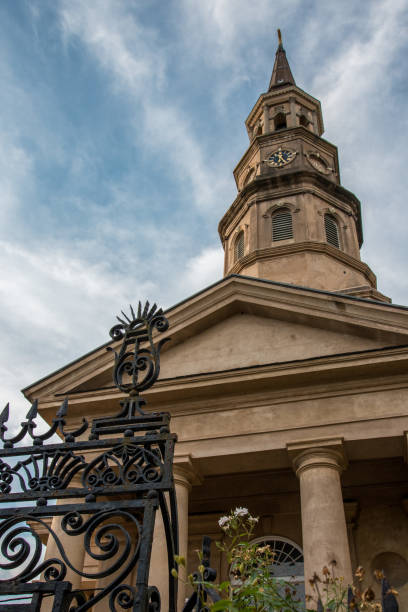istock Ancient church in downtown Charleston 1349795838