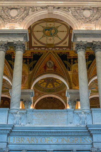 istock Inside the Library of Congress in Washington DC 1349796058
