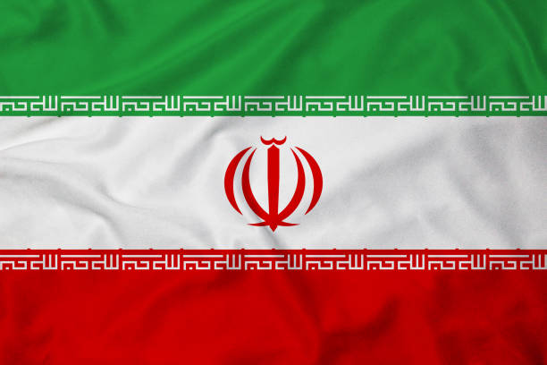 bandera de irán - iranian flag fotografías e imágenes de stock