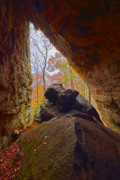 istock Crack in the Rocks, KY. 1349799519