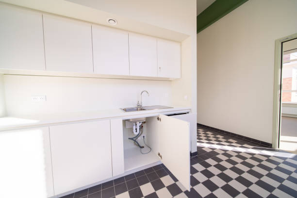 istock At the bottom of the cupboard of a modern kitchen 1349802210