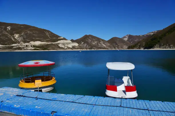 Kazenoy Am. Highland lake on the southern slope of the Andean mountains at an altitude of 1869 metres above sea level - the largest lake by area of the Chechen Republic and the greater Caucasus