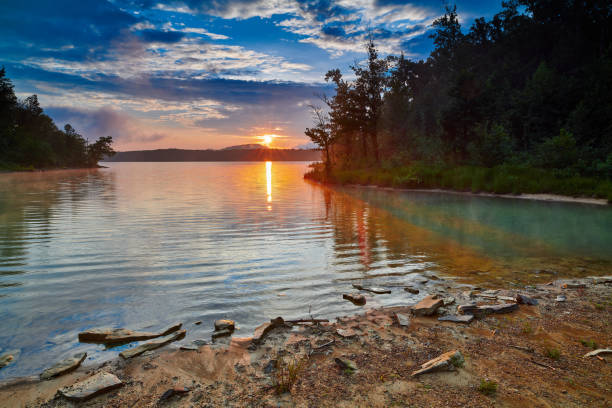 Sunset on Cave Run Lake, KY. Sunset on Cave Run Lake, KY. kentucky stock pictures, royalty-free photos & images