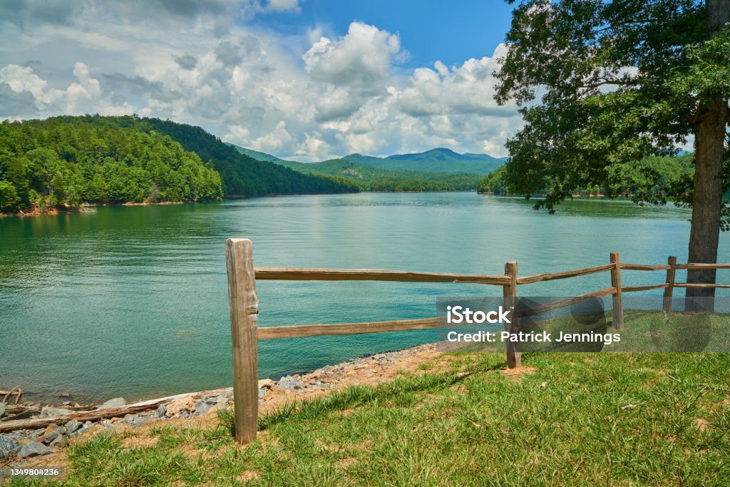 Hiwassee Lake, Murphy NC. Cherokee National Forest Stock Photo