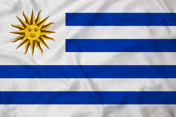 ウルグアイの国旗 - uruguayan flag ストックフォトと画像