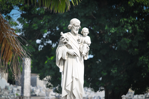 Saint Joseph, the father of Jesus.