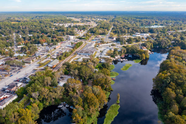 istock Dunnellon, Florida and Withlacoochee River 1349809392