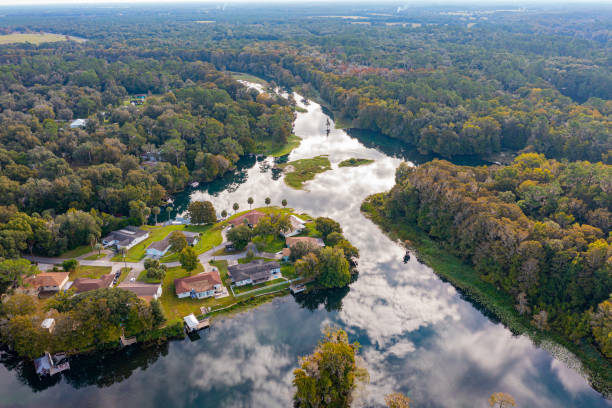 istock Drone View of Rainbow and Withlacoochee River 1349809456