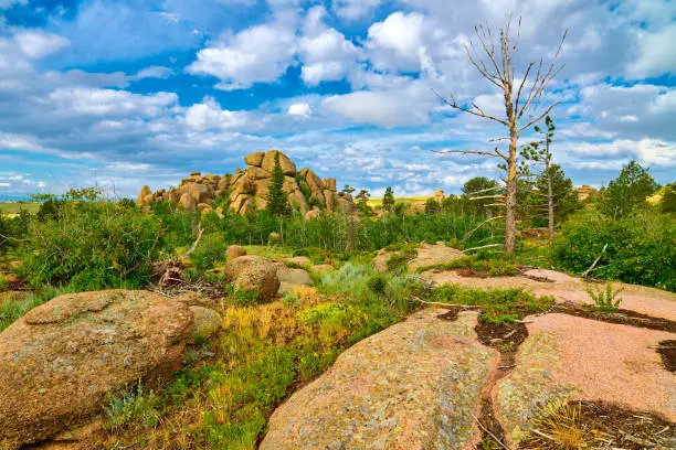 Photo of Rock formations at Vedauwoo Recreation Area, WY.