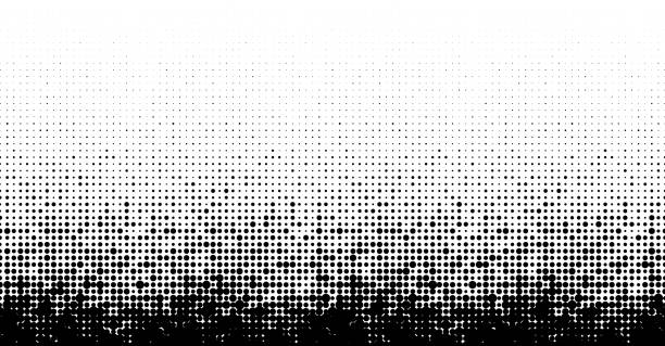 half tone dots gradient background vector art illustration