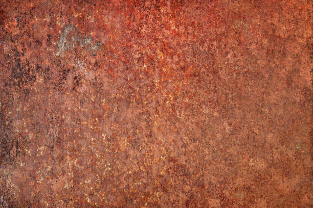 istock rusty metal texture, rustic background. brown steel plate 1349813289