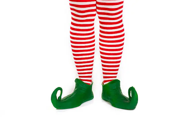 Christmas elf's legs