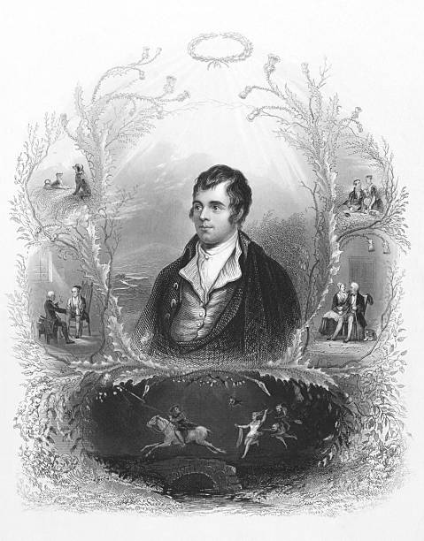 ilustraciones, imágenes clip art, dibujos animados e iconos de stock de robert burns - robert burns