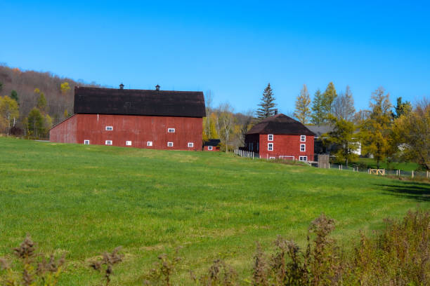 istock Old barn on a farm in the countryside 1349822980