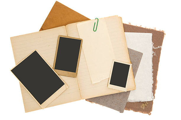 istock Scrapbook Background with Vintage Photos 134983868