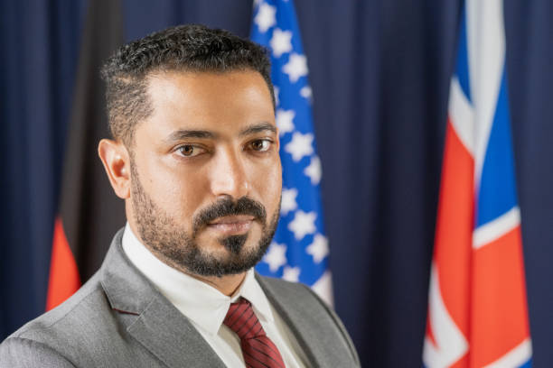 istock Serious Mixed Race Politician 1349855550