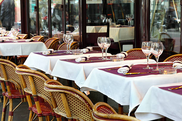 istock Street cafe in Paris 134988212