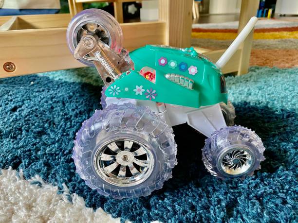 istock Flowery Teal Remote Controlled Car 1349882289