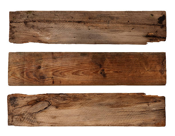 Old planks Old wooden planks isolated on white background plank stock pictures, royalty-free photos & images