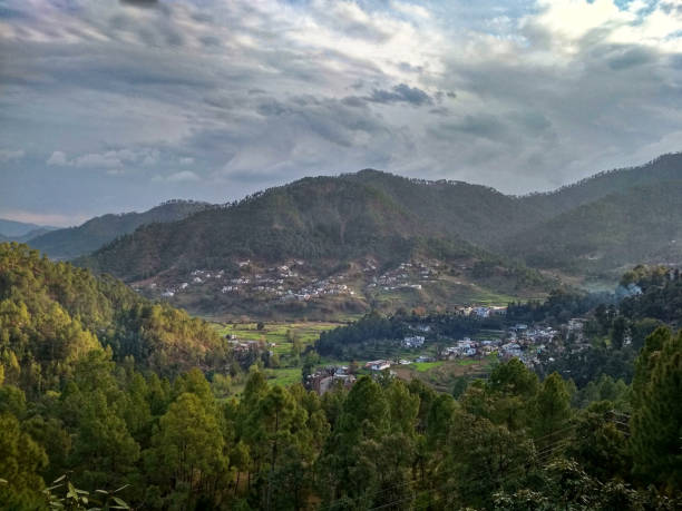 istock Himalayan villages in valley 1349892644