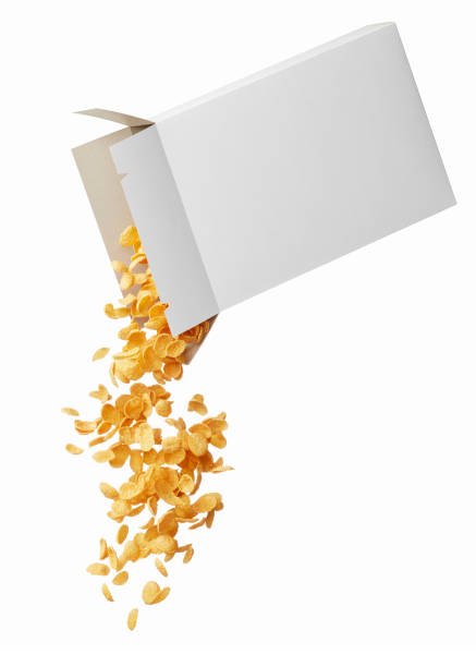 pouring corn flakes