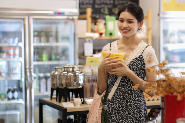 istock Bring your own containers and shopping bags 1349906478