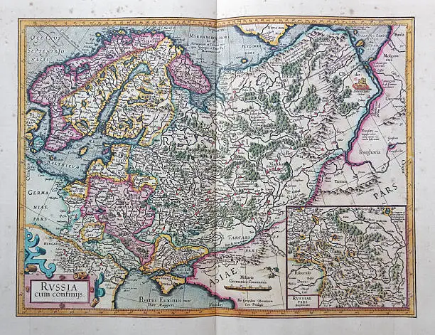 Photo of Russia maps of 1595