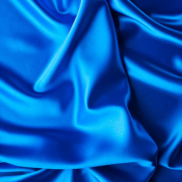 istock close up of blue silk textured 134991268