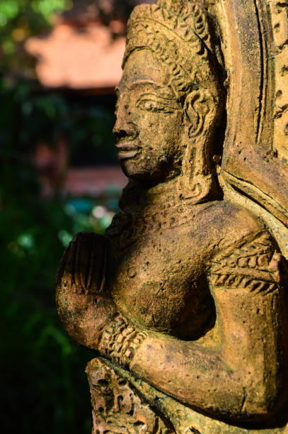 istock Angel statue Head Statue | face | Buddhism 1349913649
