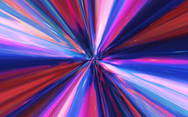Hyperspace Motion blur through the universe, moving at the speed of light tunnel galaxy, hyper jump abstract color background Hyperspace Motion blur through the universe, moving at the speed of light tunnel galaxy, hyper jump abstract color background hyperspace stock illustrations