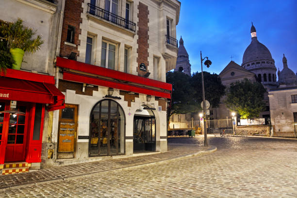 istock Montmartre at night, Paris 1349920279