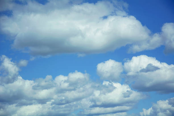 istock Beautiful blue bright skies with big clouds 1349920342