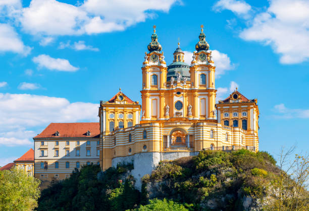istock Melk abbey in Wachau valley, Austria 1349921617