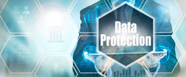 istock A Data Protection business word concept on a futuristic blue display. 1349927930