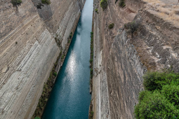 istock View of the Corinth Canal from the bridge 1349928201