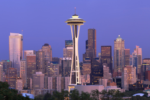 Seattle, WA skyline with Space Neeedle
