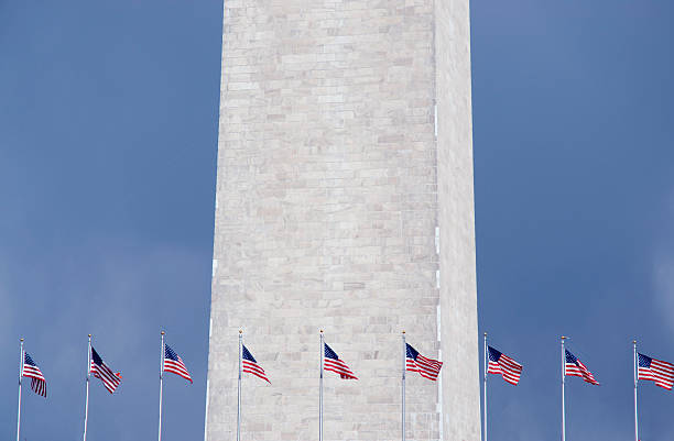 Washington Monument dettaglio - foto stock