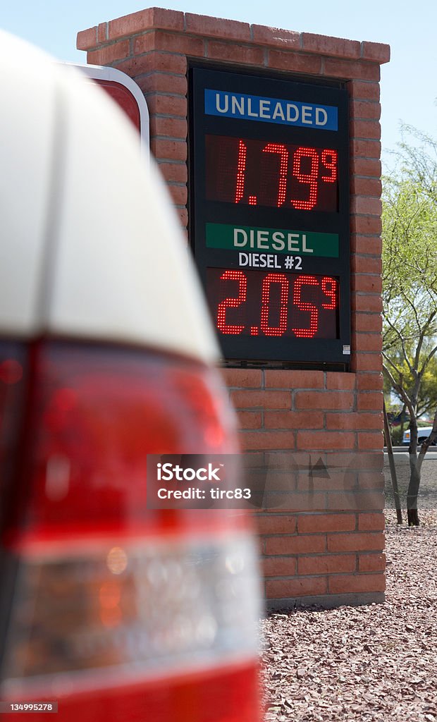 Os preços do gás - Royalty-free Abastecer Foto de stock