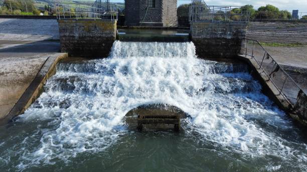 istock Cheddar Reservoir, Somerset waterfall 1349974244