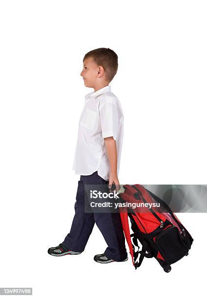 Back To School - Fotografie stock e altre immagini di Cartella scolastica - Cartella scolastica, Bambino, Ruota
