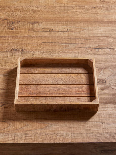 wooden table top food and drink breakfast setting