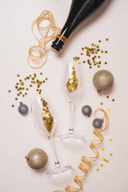 istock Christmas or New Year festive light background 1349982082