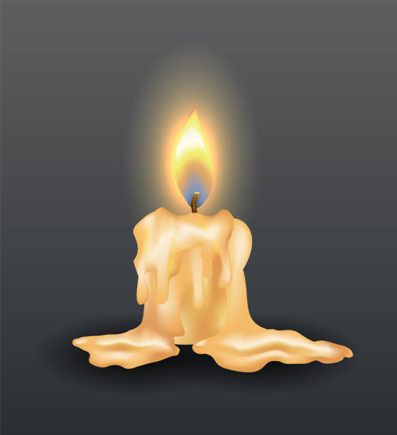 1,400+ Candle Melting Stock Illustrations, Royalty-Free Vector